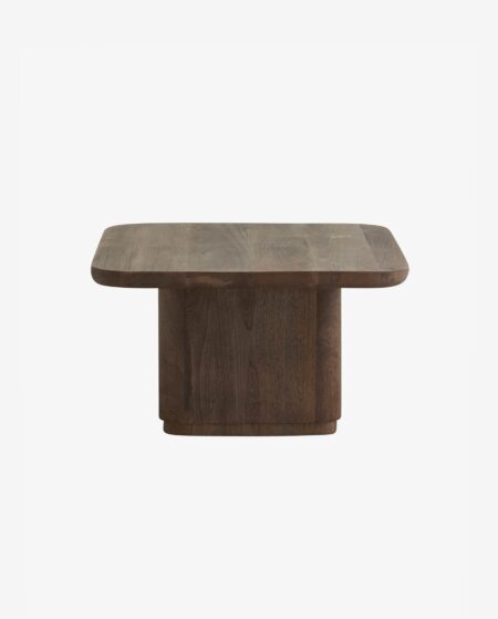 Nordal - TOKE sofabord - mørkebrun - L70 Ã B70 Ã H40 cm